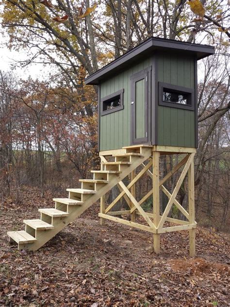 metal box deer stand plans|free deer stand plans 4x6.